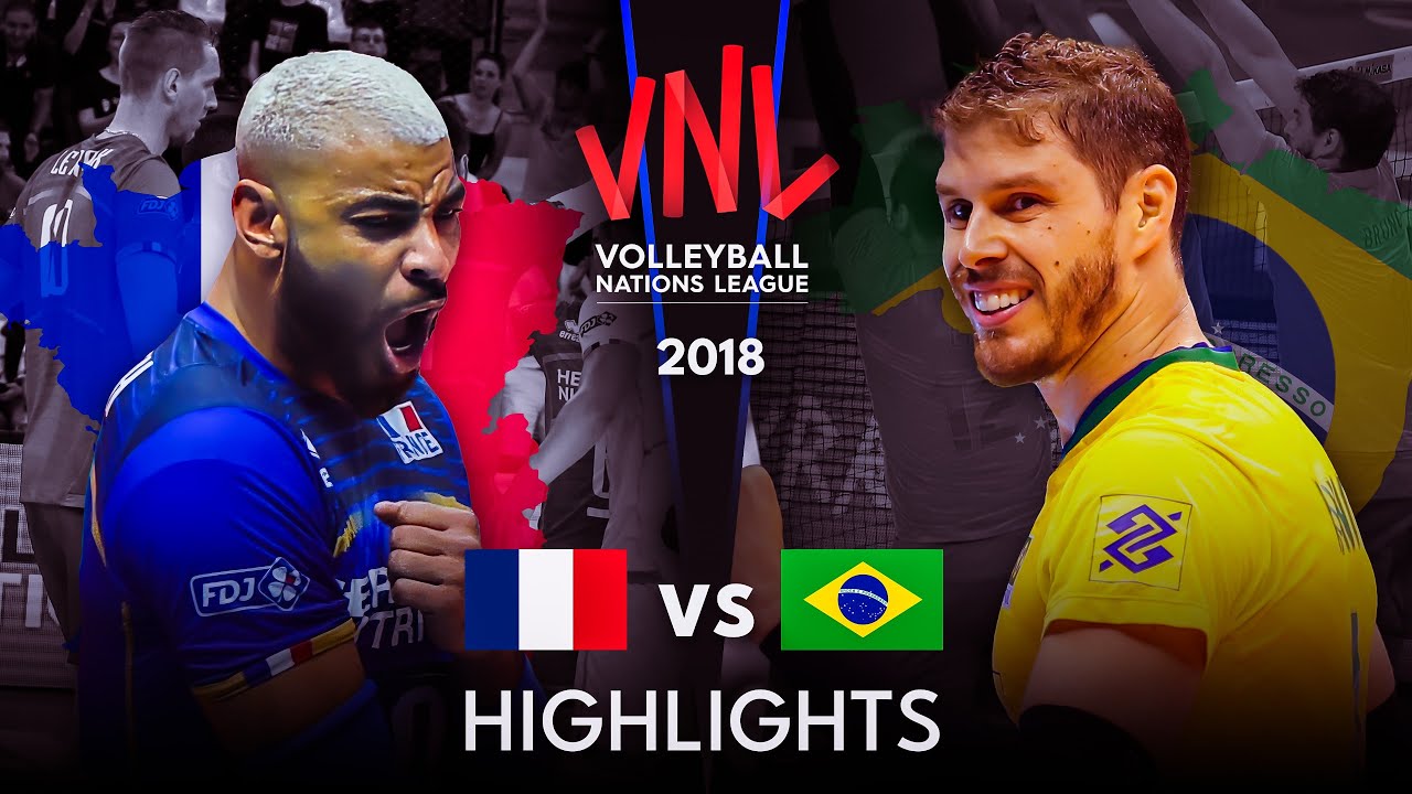 HISTORICAL MATCH | FRANCE vs BRAZIL | Men's VNL 2018