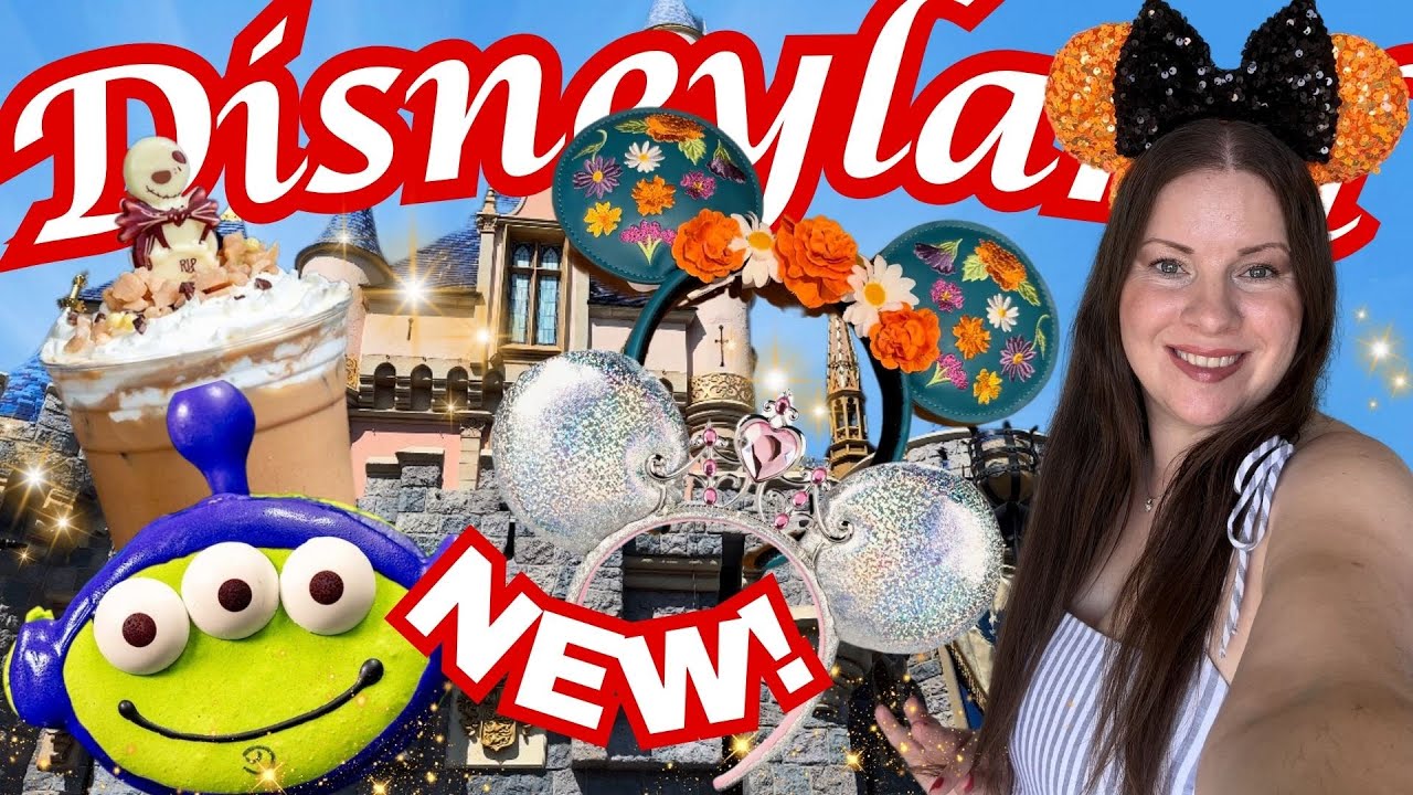 Trying NEW Halloween Foods & Looking for NEW Merch at Disneyland| Alien Macaron & Must Try Beignets