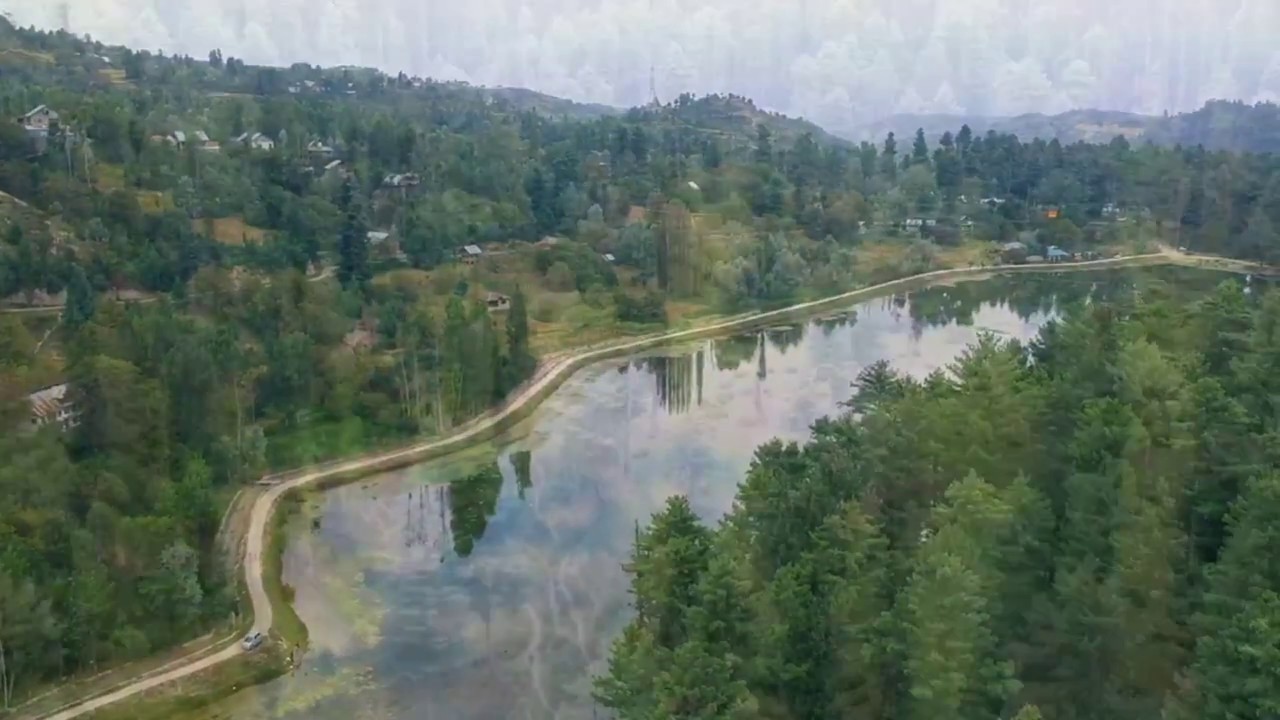 Beautiful Nilnag lake by Drone