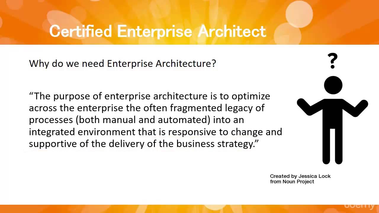 Arabic Sample Lesson from Our New TOGAF 9.1 Course - Why Enterprise Architecture?