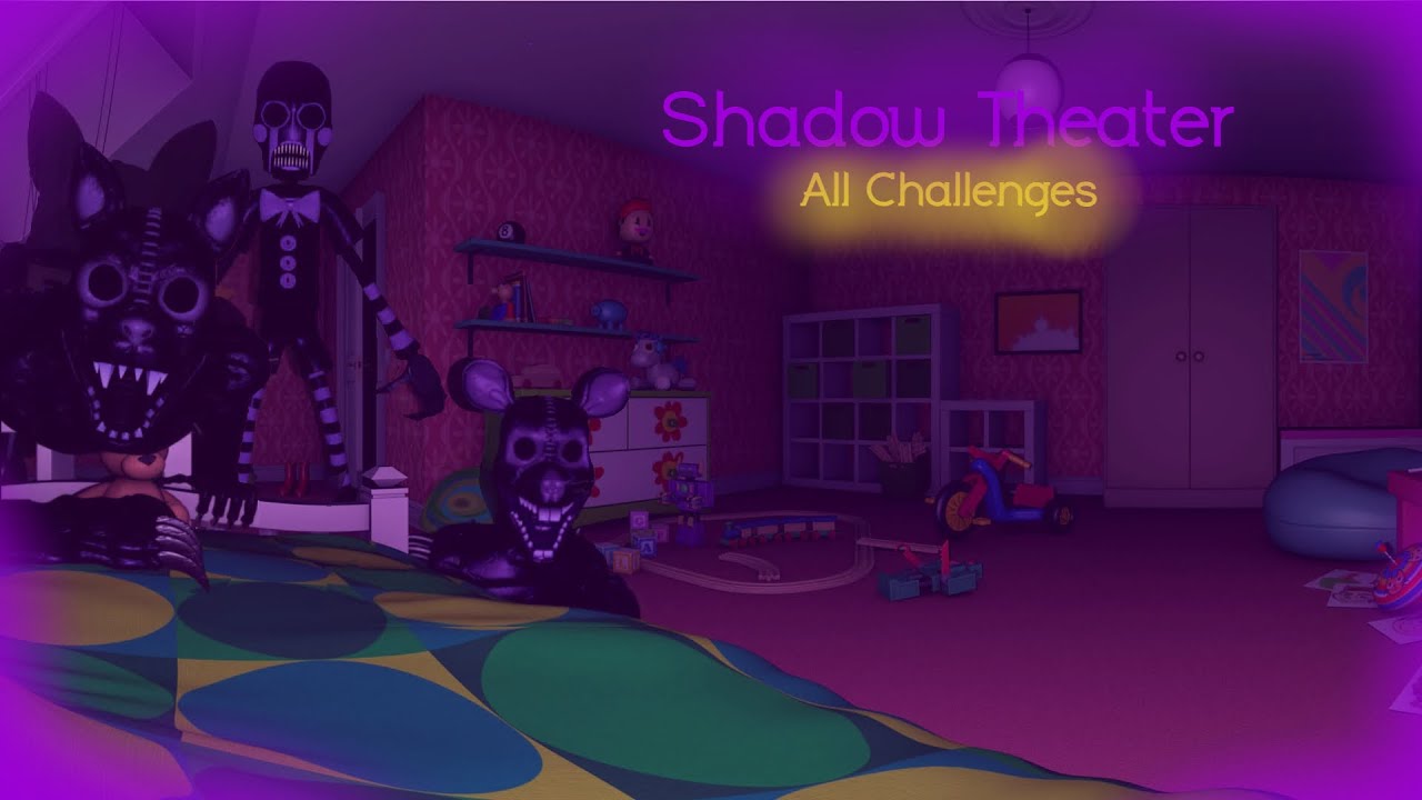 Shadow Theater All Challenges || FNaC 3 Reimagined 1.1.0