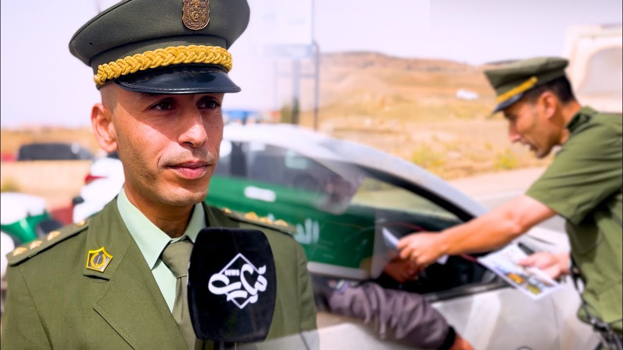 حملة تحسيسية من تنظيم الدرك الوطني بتيارت