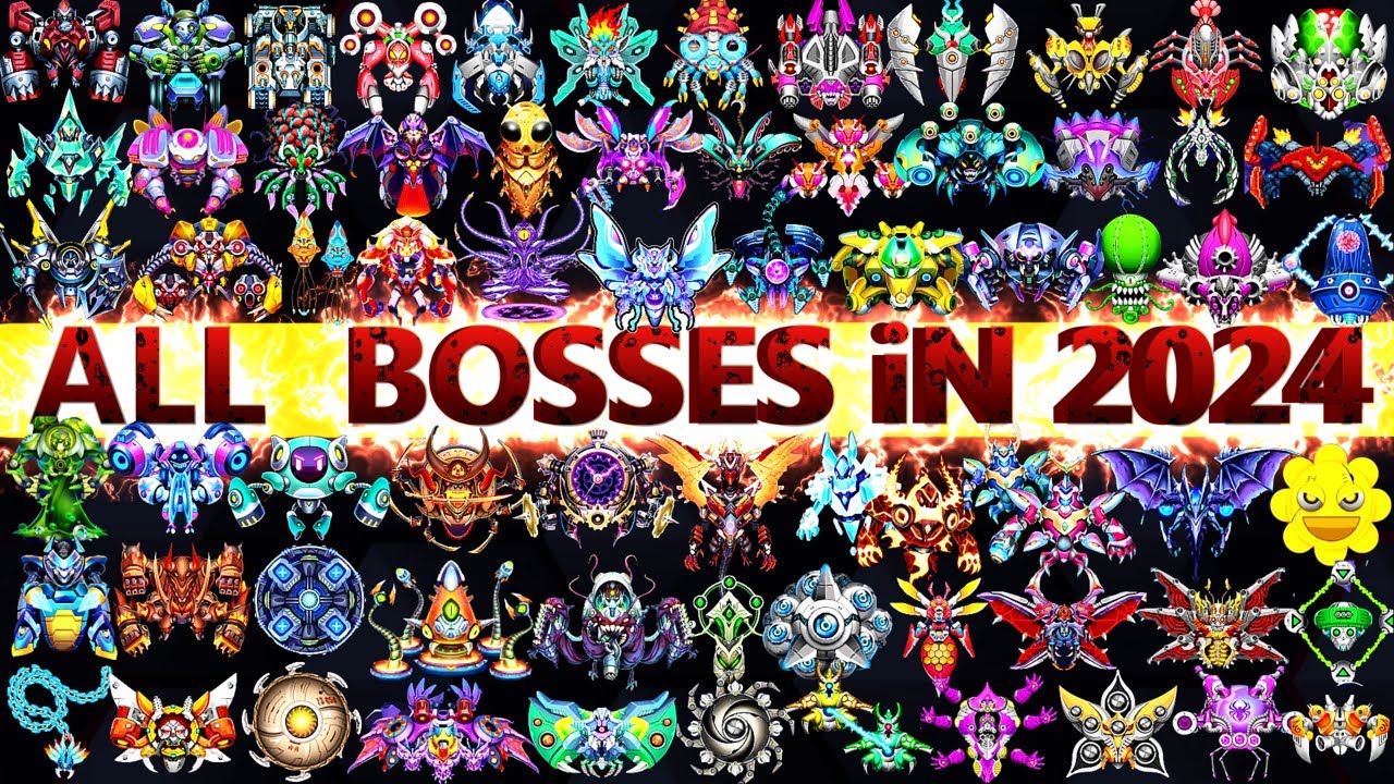 Space Shooter All Bosses iN 2024 By Spiderlord Official