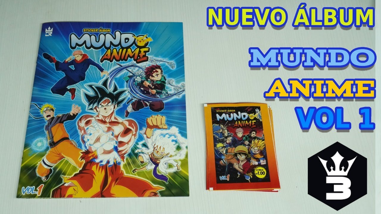 Álbum 'Mundo Anime' VOL. 1 de 3 Reyes: Unboxing y apertura de sobres