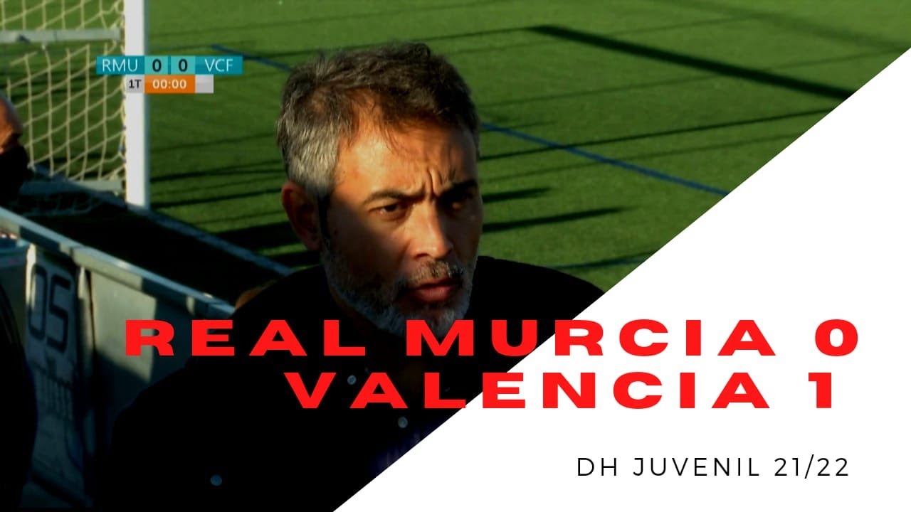 REAL MURCIA 0 - 1 VALENCIA CF. DIVISIÓN HONOR JUVENILES 21/22