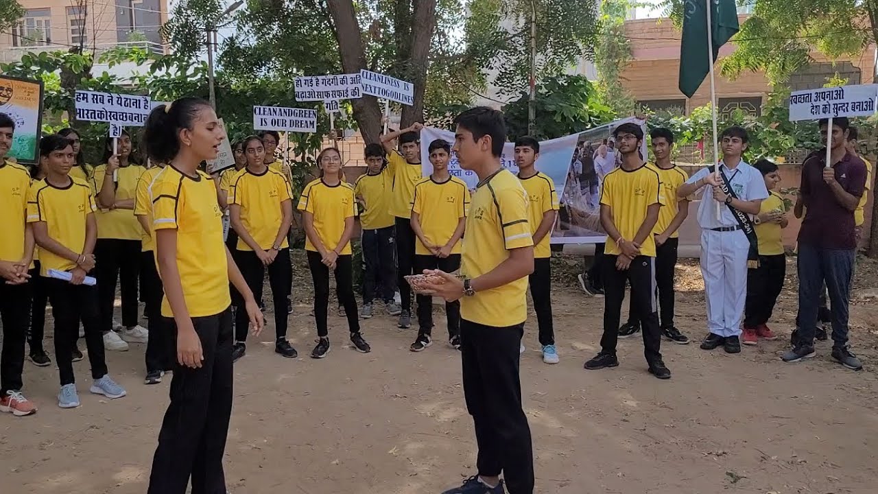Nukkad Natak performed by  DPS Jodhpur students for cleanliness awareness