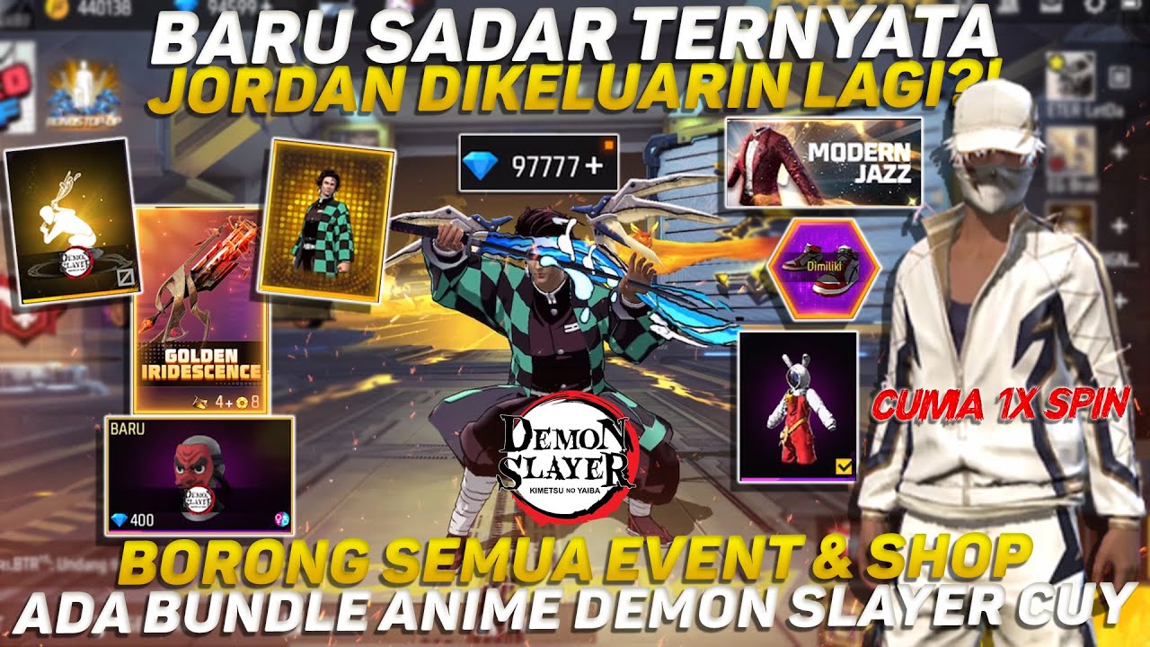 BARU SADAR TERNYATA JORDAN DIKELUARIN LAGI?! BORONG EVENT ADA BUNDLE ANIME DEMON SLAYER CUY