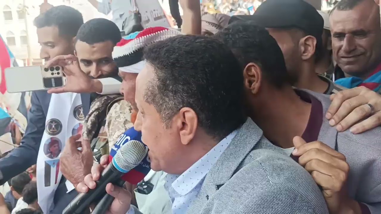 احتشاد جماهيري مهيب لشعب الجنوب في مليونية الصمود والتصدي بردفان 