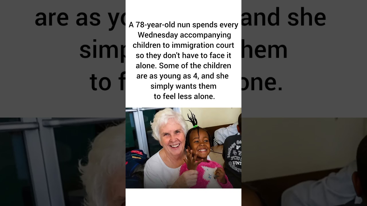 78-Year-Old Nun Spends Every Wednesday#Nun #Immigration #Compassion #Kindness #shorts