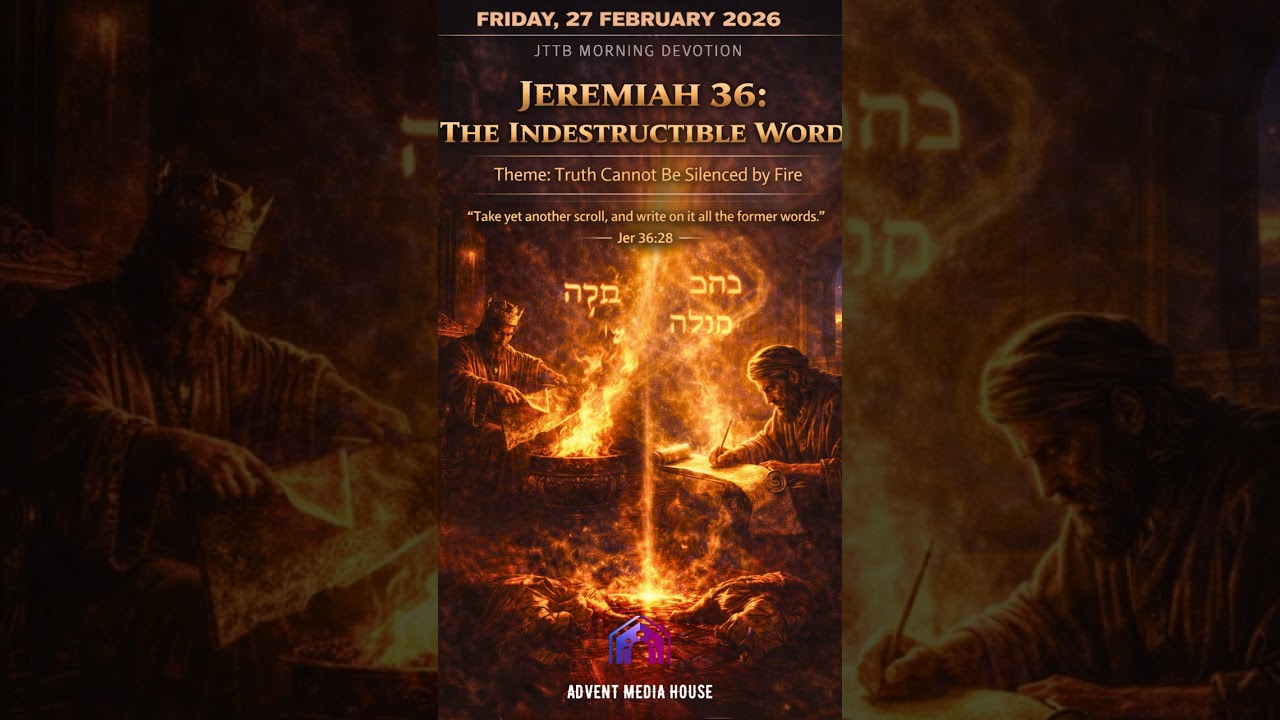 📜 JEREMIAH 36 — THE INDESTRUCTIBLE WORD