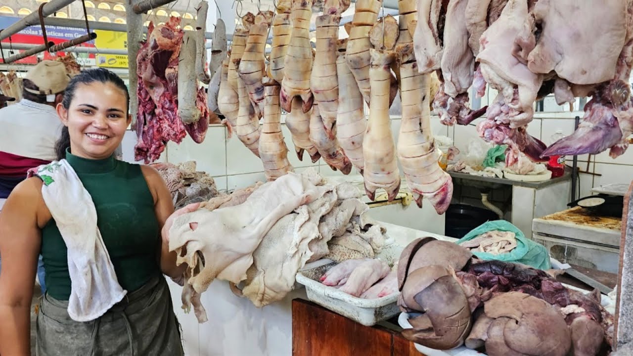 FEIRA DAS CARNES EM LAJEDO-PE. ISTO É NORDESTE!