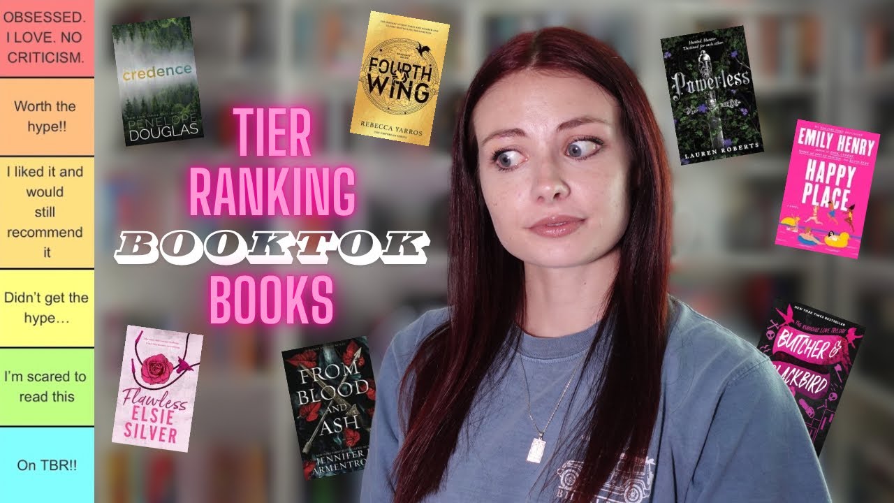 TIER RANKING POPULAR BOOKTOK BOOKS!! 📚