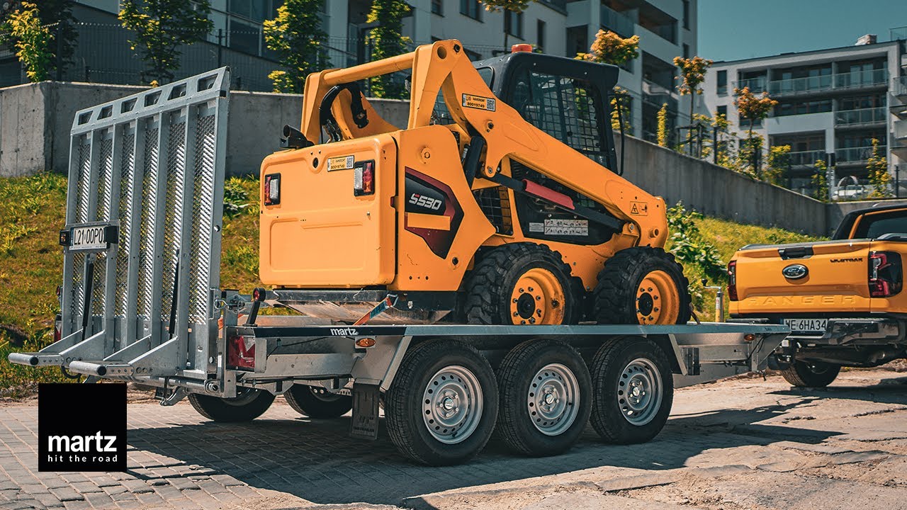 Gdy nie uznajesz kompromis&oacute;w - Martz BAU-3 400/3 S 3,5T &mdash; Przyczepa pod sprzęt budowlany