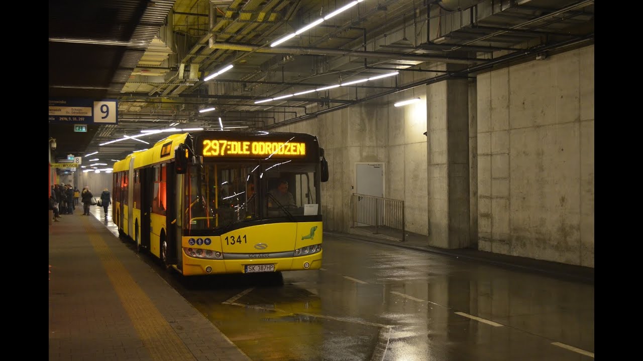 Podziemny dworzec autobusowy w Katowicach 2016