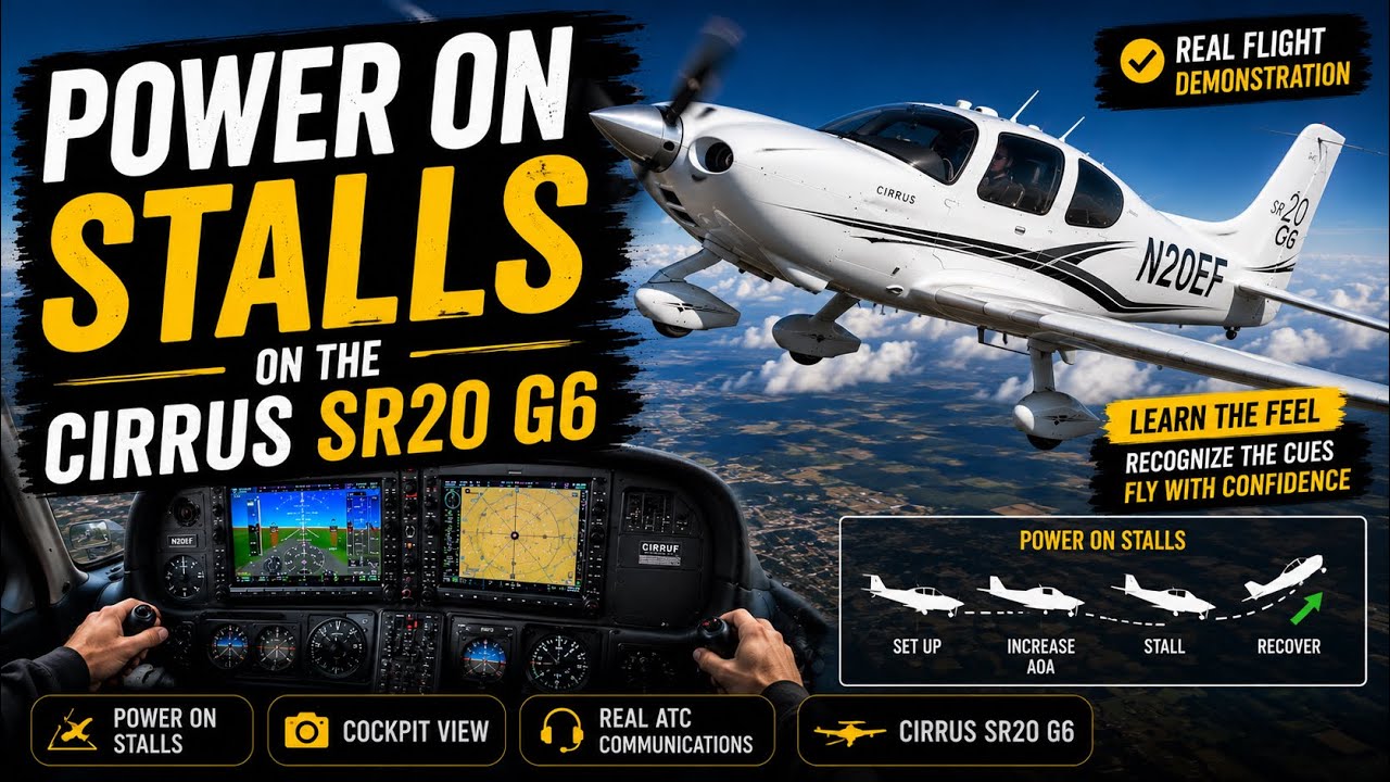 Power On Stalls on the Cirrus SR20 G6