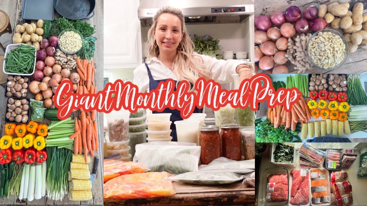 Giant Meal and Ingredient Prep for January 2025