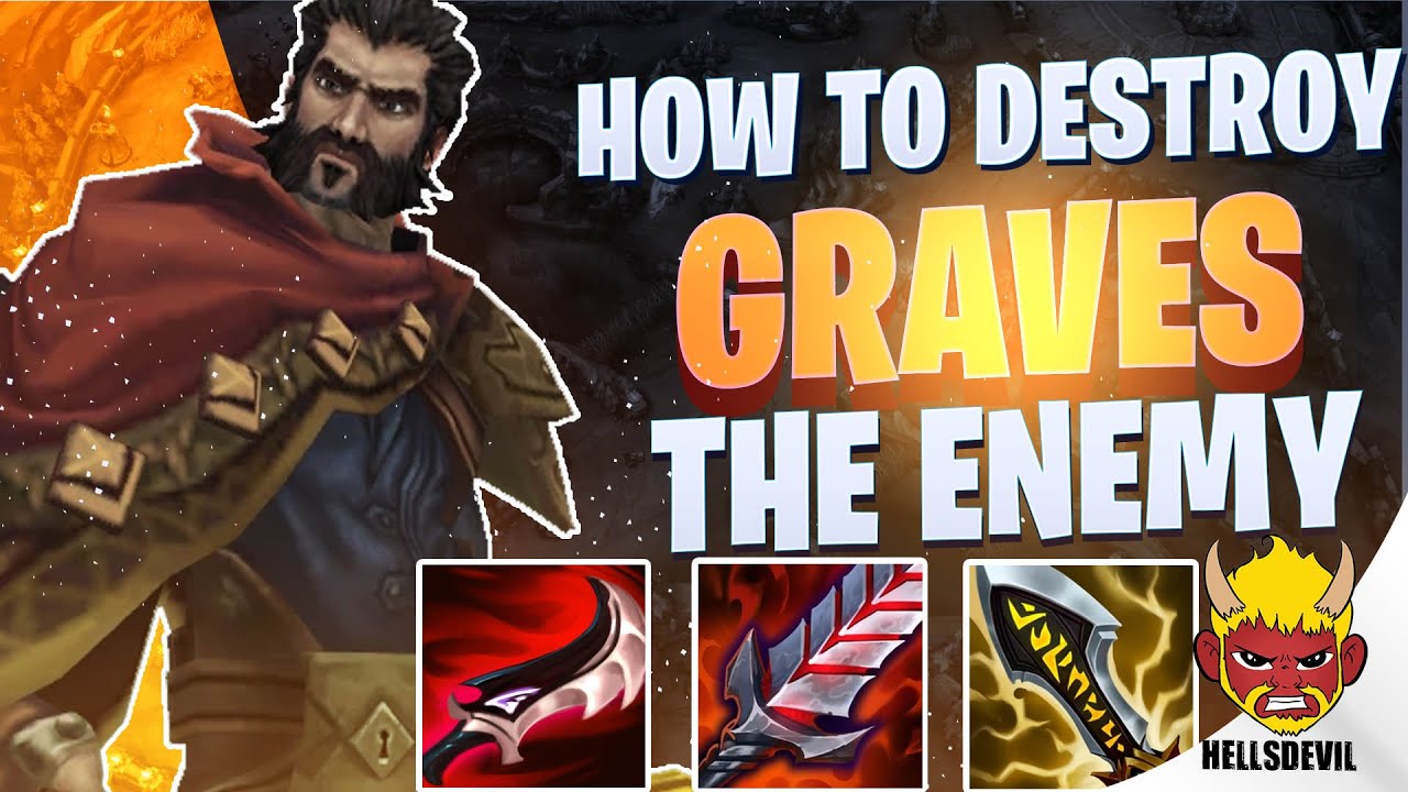 WILD RIFT | Как уничтожить врага с помощью Graves! | Геймплей Challenger Graves | Руководство и с...