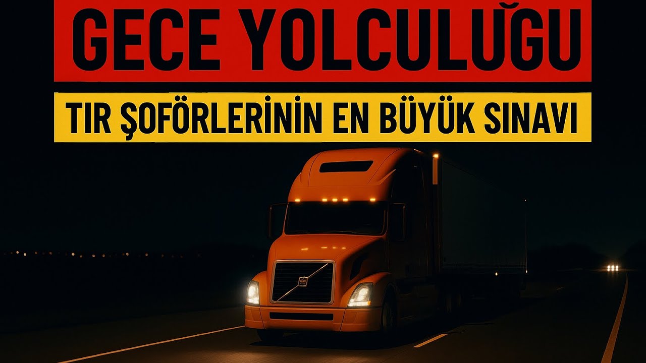 Gece Yolculuğu Rehberi | Tır Şoförlerinin Kaçınması Gereken Yanlışlar