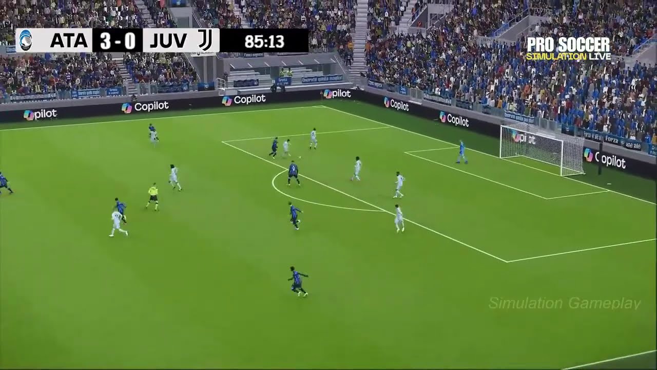 EN DIRETTA : Atalanta vs Juventus Coppa Italia Quarter-final 2026 - Video Game Simulation