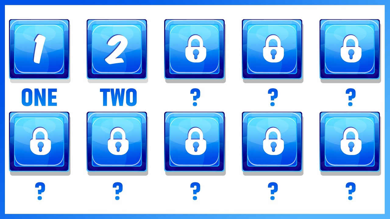 Smart Kids Can Unlock This! | Number Names for Kids | Math with Fun