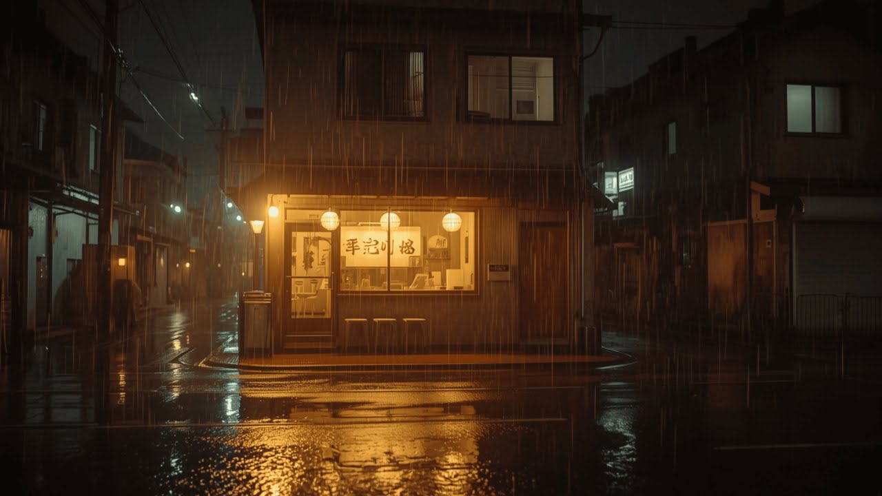 Rainy Kyoto Street Ambience ? Focus