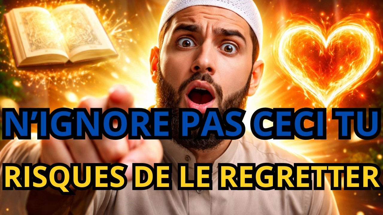 N’ignore pas ceci – ALLAH parle à ton cœur | Islam