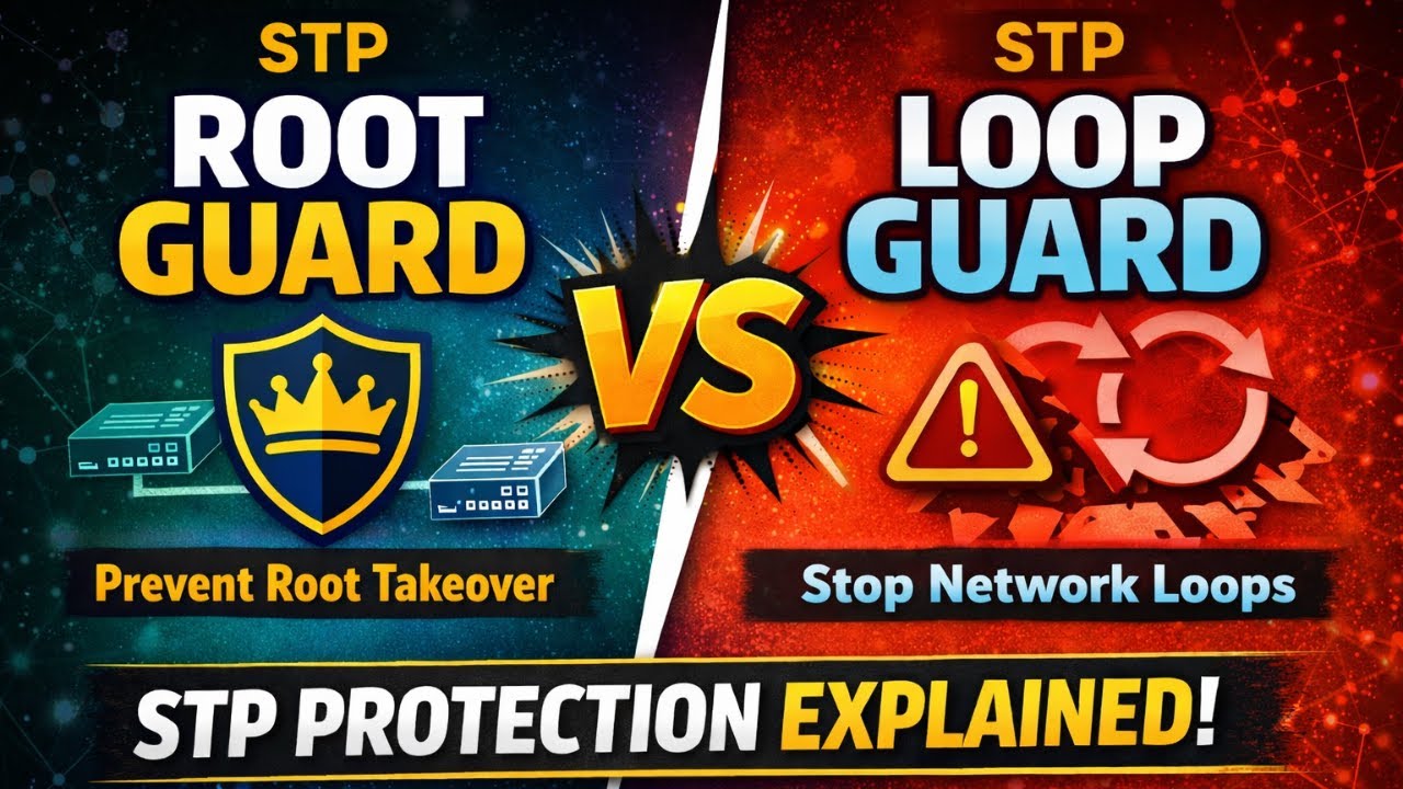 Day 71 | STP Root Guard vs Loop Guard Explained | Prevent Layer 2 Loops | CCNA 200-301 2026
