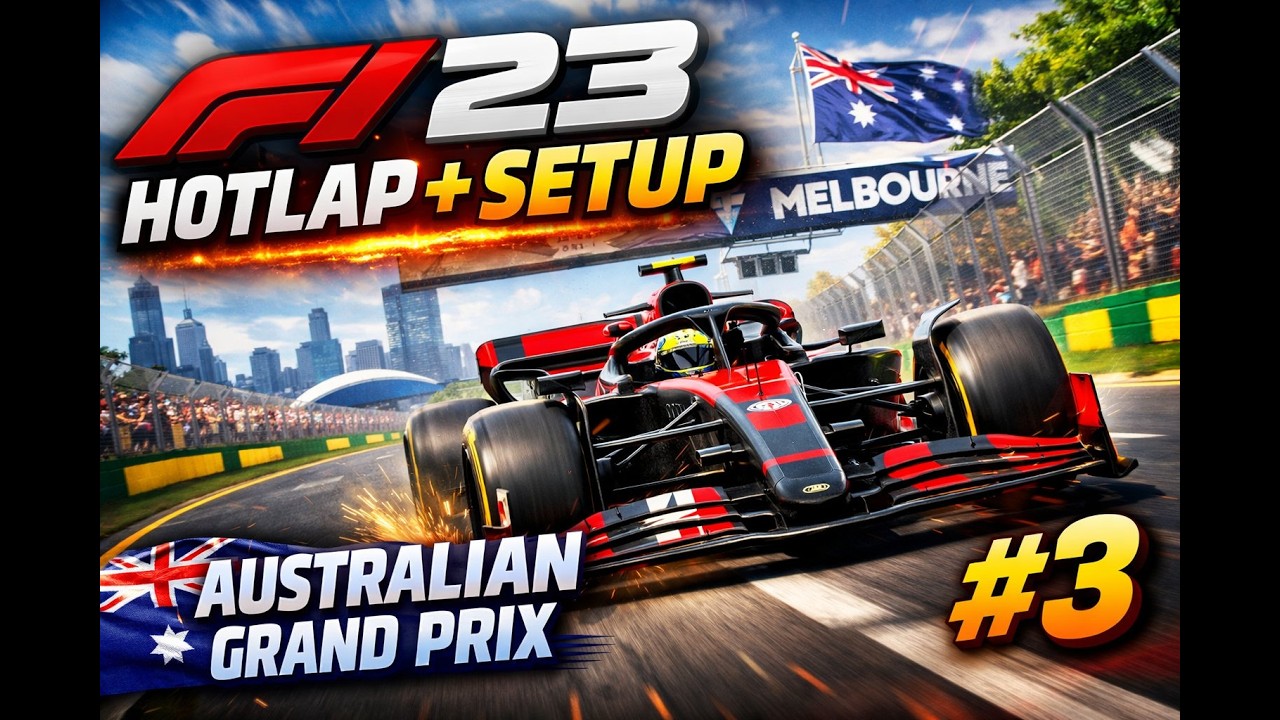 F1 23 Australia Time Trial + Setup #3