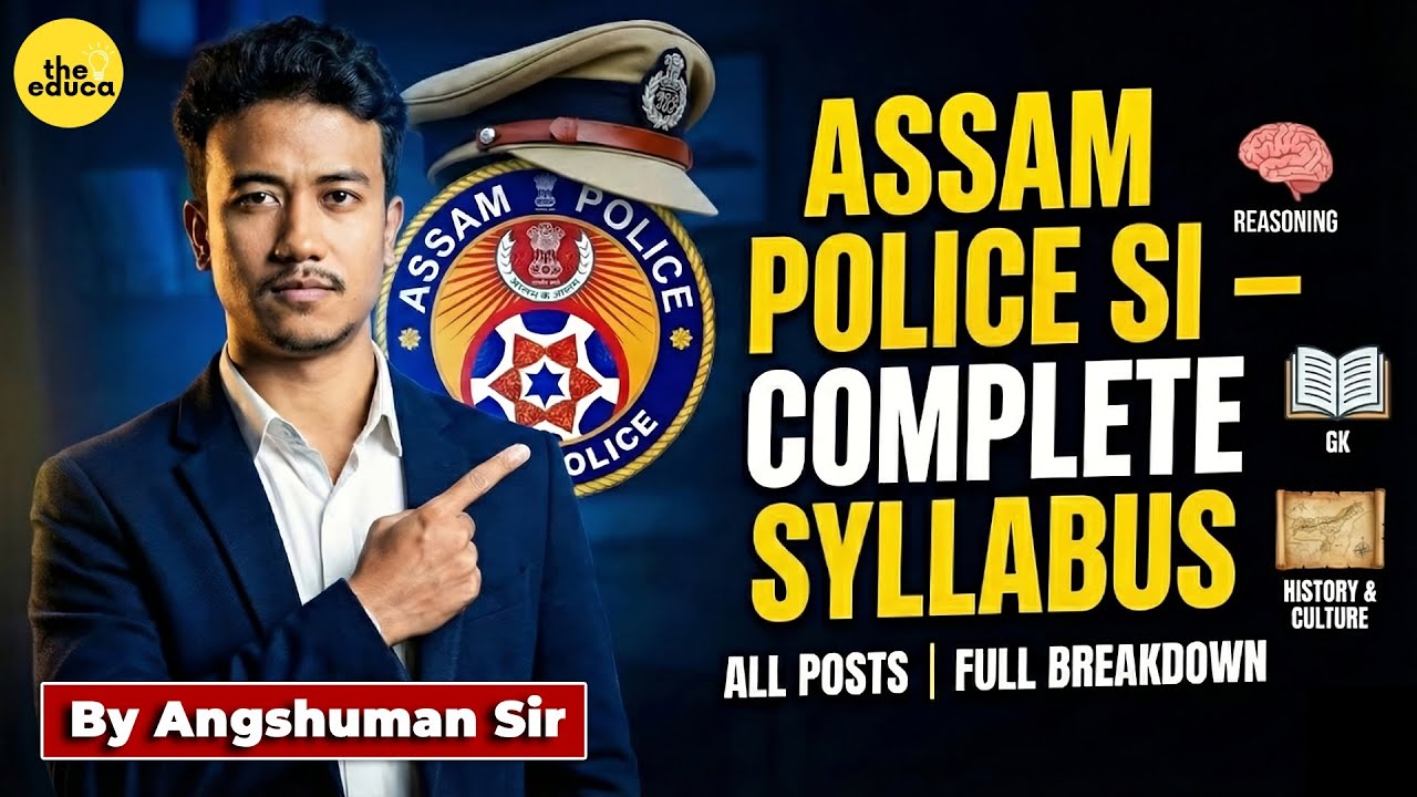 Assam Police SI Syllabus 2026 Explained | UB, AB, APRO, SO, Jailor