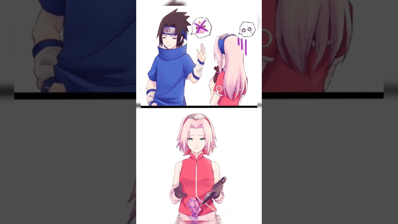 Sakura x sasuke family 😍🤭 #anime #sasuke #viralshort