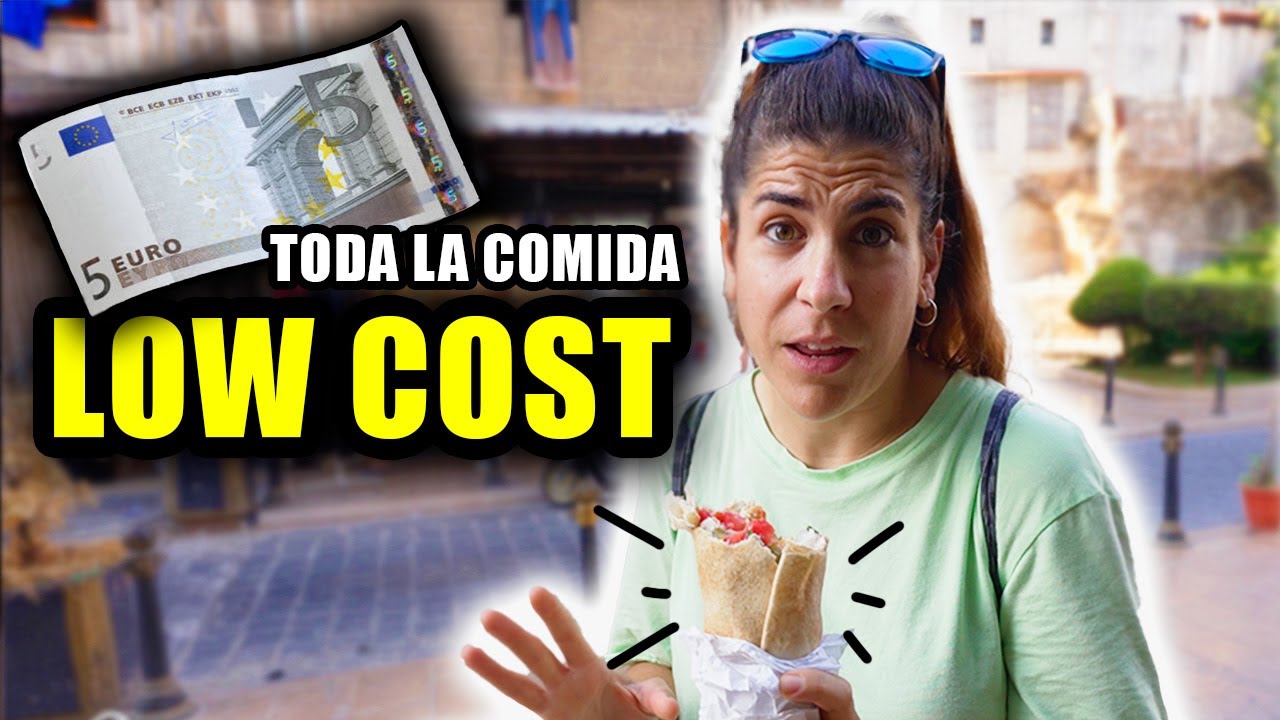 🇱🇧 🫰Os enseñamos que comer con 5€ todo un día | Líbano