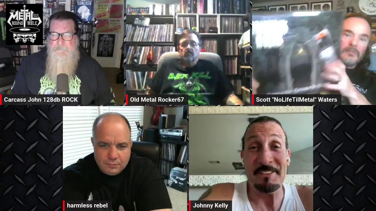 THE METAL ROUND TABLE - Ep 305 - Guest Johnny Kelly (Type O Negative/Patriarchs in Black)