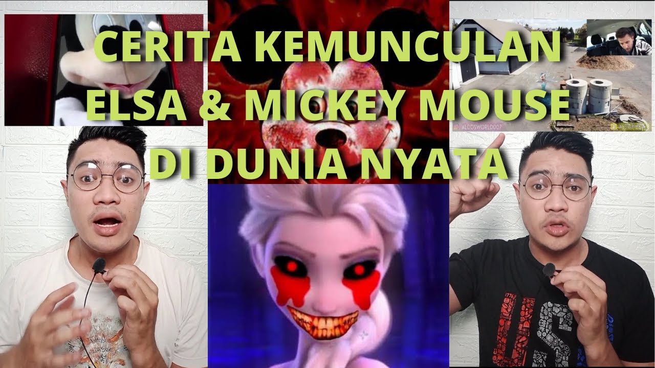 CERITA ELSA FROZEN DAN MICKEY MOUSE MUNCUL DI DUNIA NYATA!