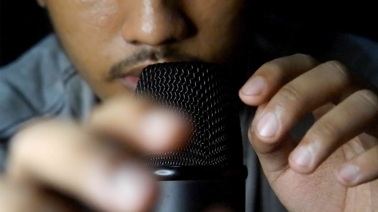 ASMR Visual Hand Movement trigger u to close ur eyes till u sleep w/ TkTk Mouth Sounds [1 Hour] 🥱😴