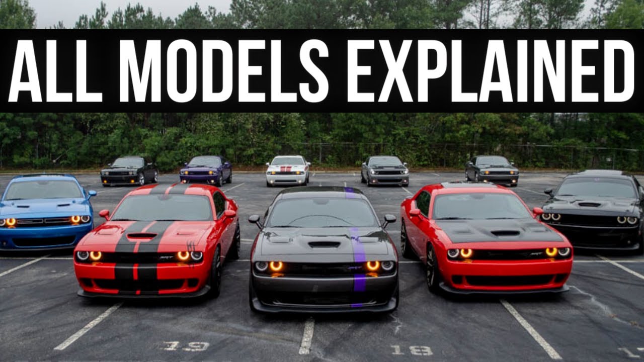 Описание всех комплектаций и моделей Dodge Challenger 2021 года