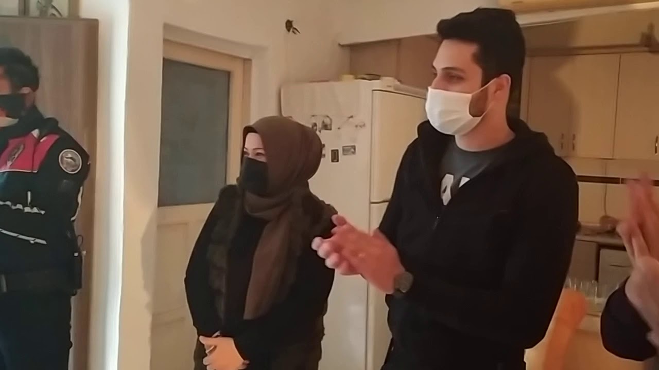 iskenderun yunus polislerinden  doğum günü sürprizi