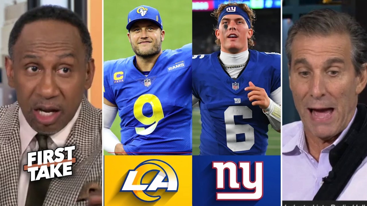 FIRST TAKE | NYG gonna win NFC East with HC Harbaugh - Stephen A. Smith on Giants vs Rams Week 2