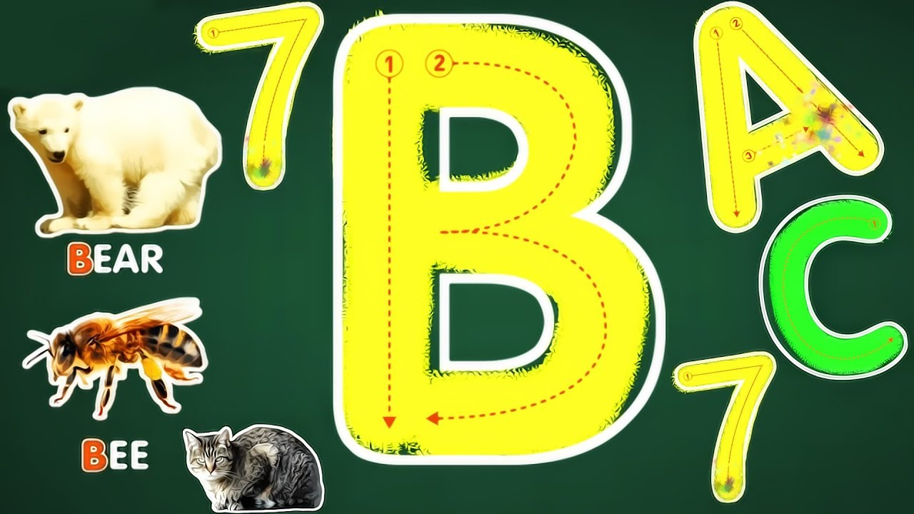 ABC 123 Writing Coloring Book - Learn Alphabet and Numbers | ABC Tracing | Educational Video HD