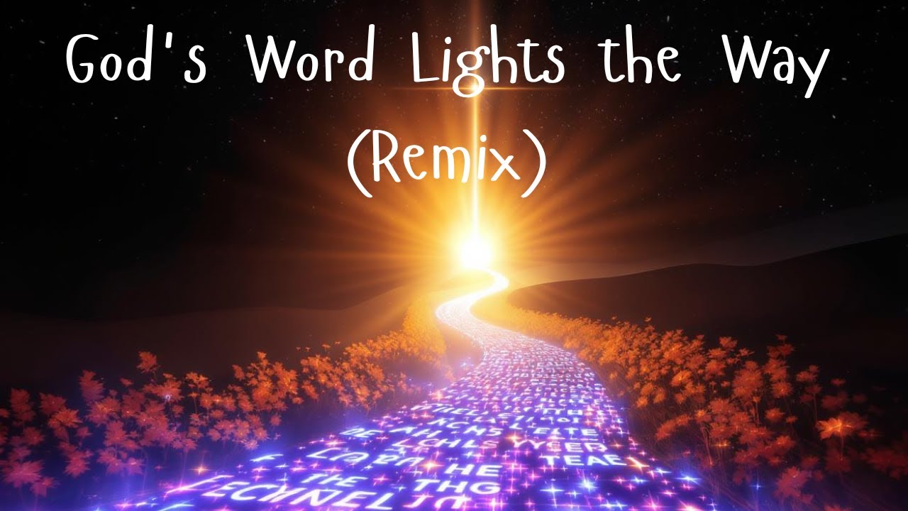 God's Word Lights the Way (Remix) | Guiding Light & Faith Song - Official Lyric Video 🙏✨