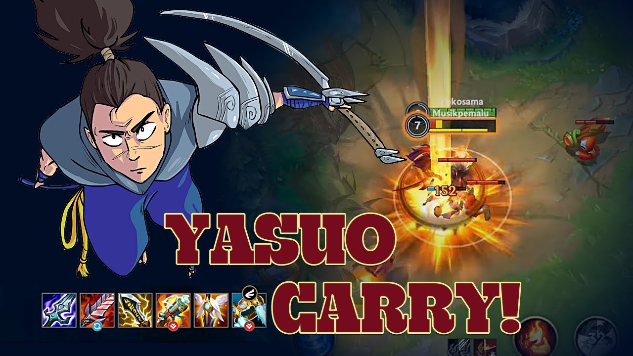 INSANE Yasuo Gameplay ⚔️ Carry | Wild Rift