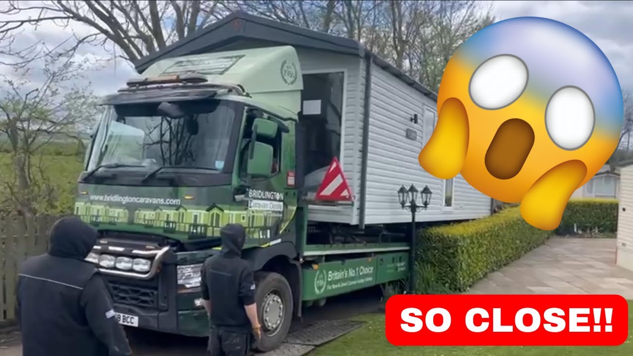 Precision Static Caravan Delivery - SO CLOSE!!