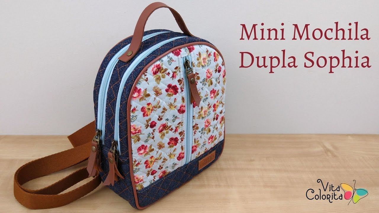 Curso | Mini Mochila Dupla Sophia