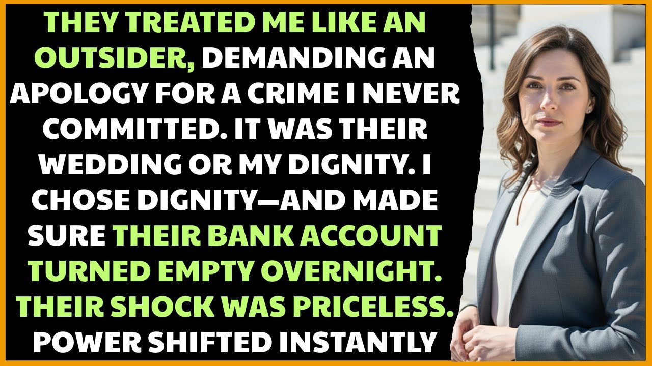 My Parents Said: “Apologize Or You’re Banned From The Wedding”—So I Cut Off Every Dollar They Had