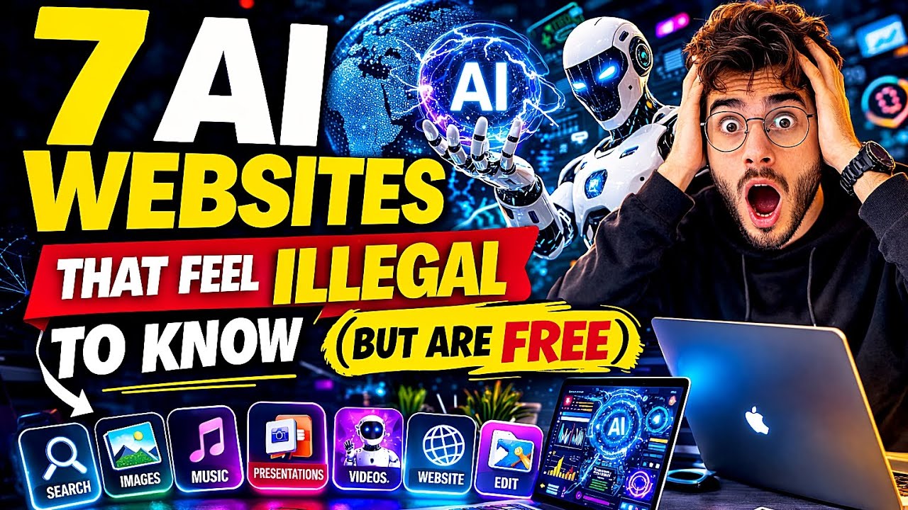 7 AI Websites That Feel Illegal to Know (But Are Free)!!