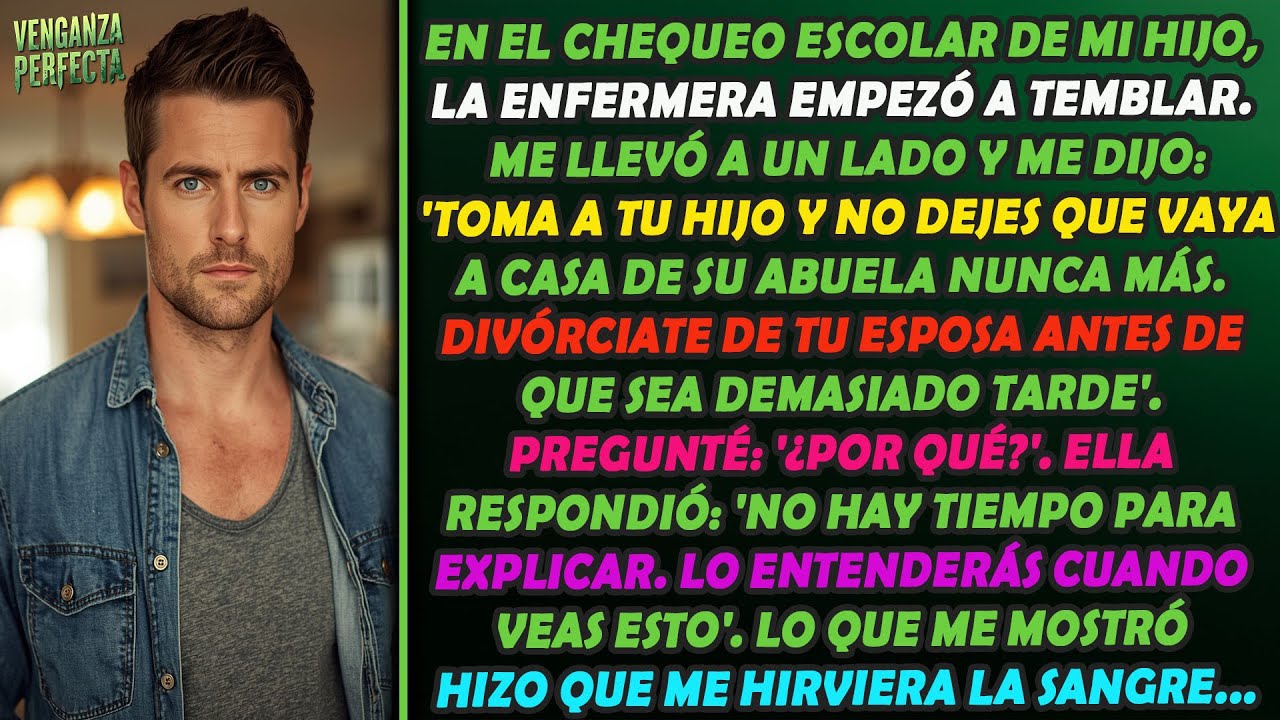 Enfermera ve la revisión de mi hijo y me suplica que lo aleje de su abuela... Lo que descubrió ...