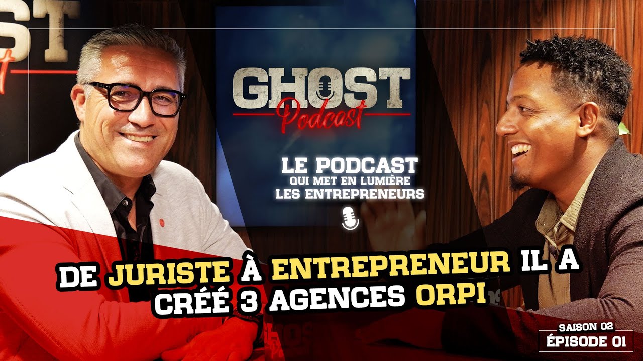 DE JURISTE À ENTREPRENEUR IL A CRÉÉ 3 AGENCES ORPI | GHOST IMMO | PODCAST avec Frédéric Vaussard