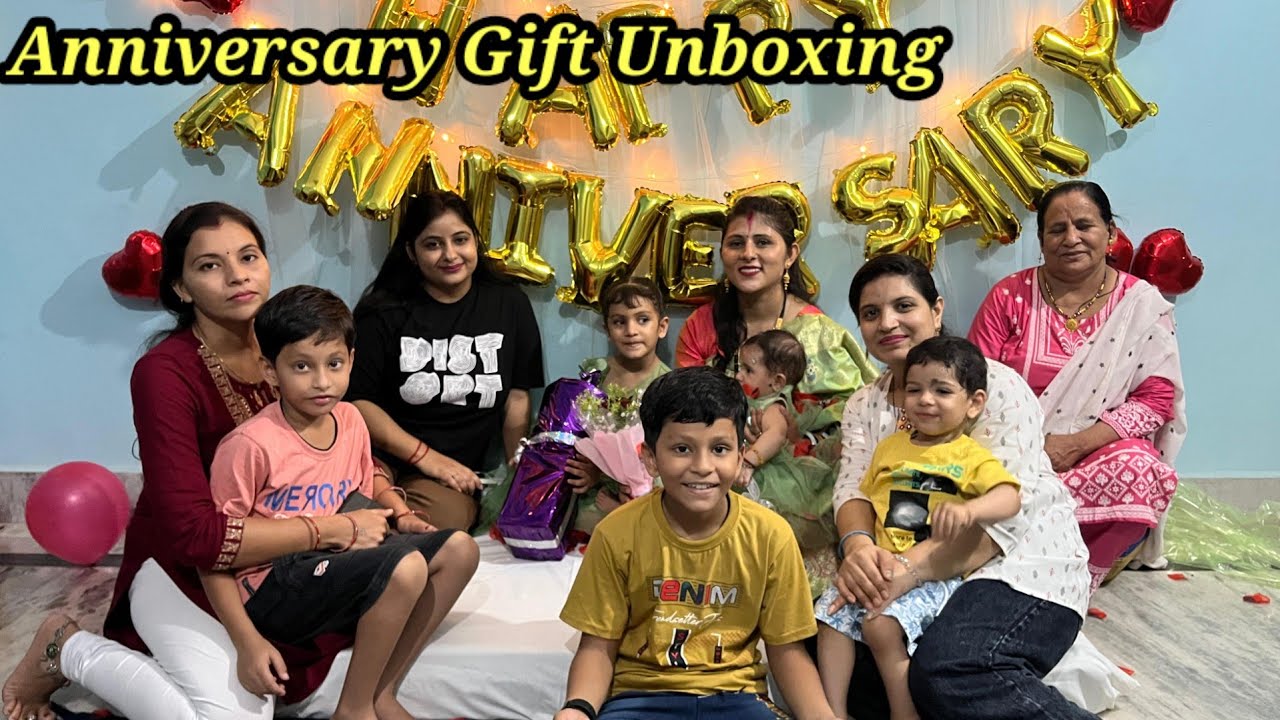 Anniversary Gift Unboxing||@AndeepVlogs