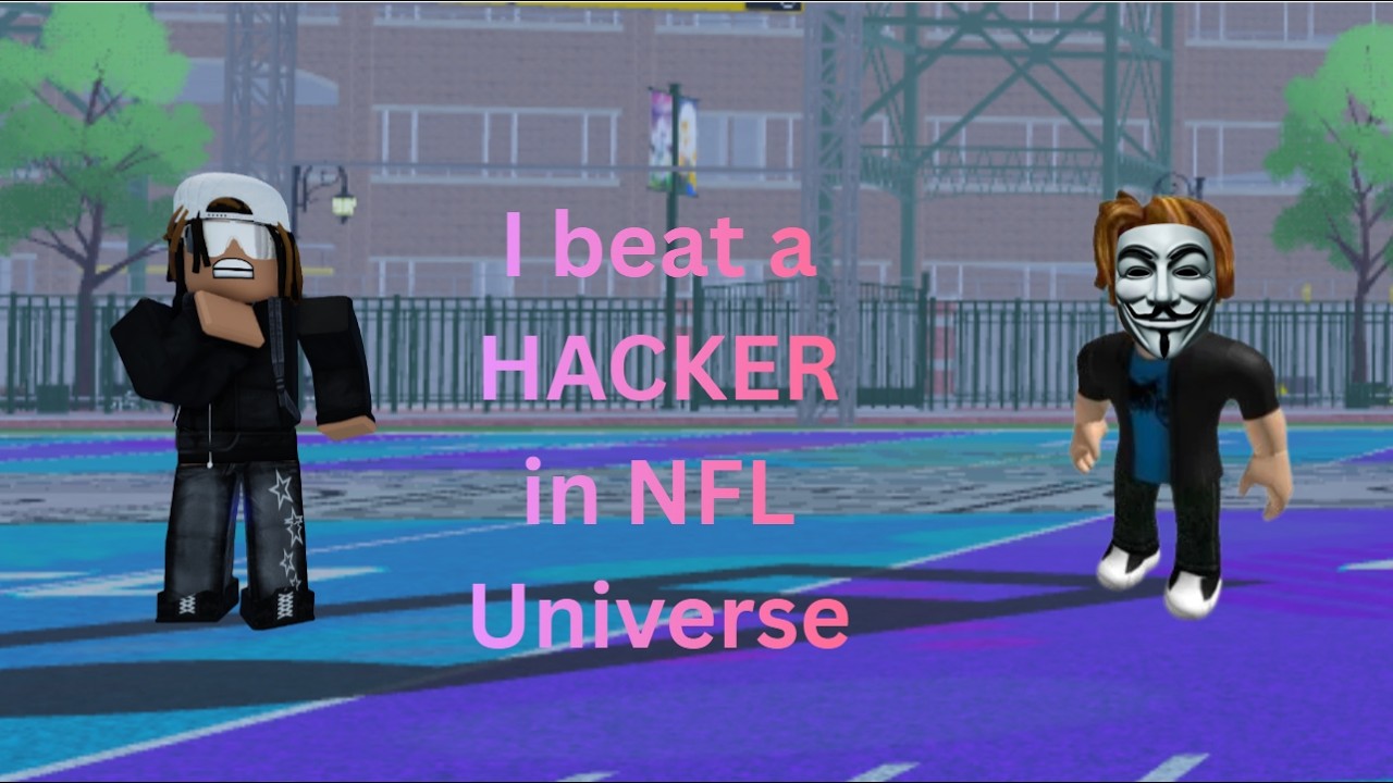 I beat a HACKER in NFL Universe Football | Roblox