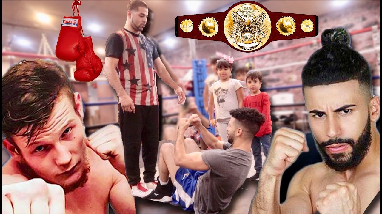 My Family Watches Me Train For My Boxing Fight!!