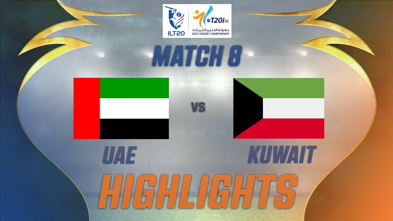 Highlights - Match # 08 | Kuwait vs UAE | ILT20 Men's Gulf Cricket Championship